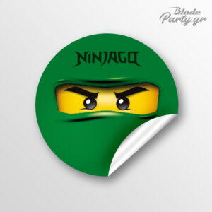 αυτοκολητο πρασινος ninjago